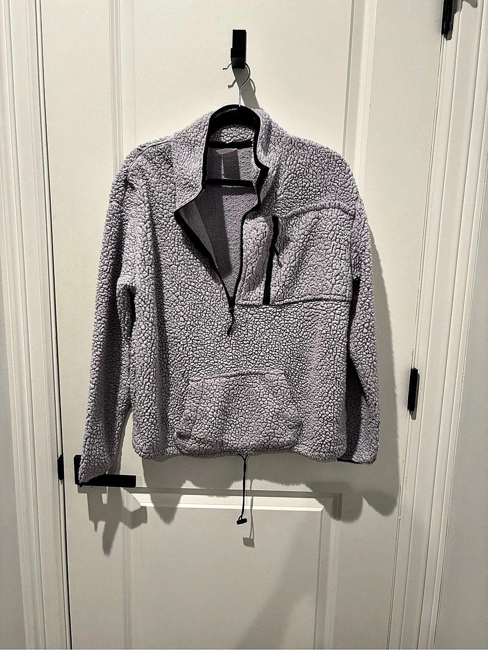 Women's Fleece Pullover in Purple Size XXL